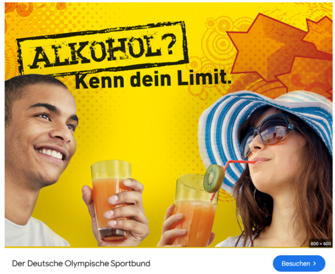 Alkohol - Kenn dein Öimit - Bildquelle: Deutscher Sportbund