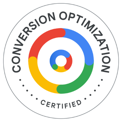 Google Conversion Rate Optimization Zertifikat
